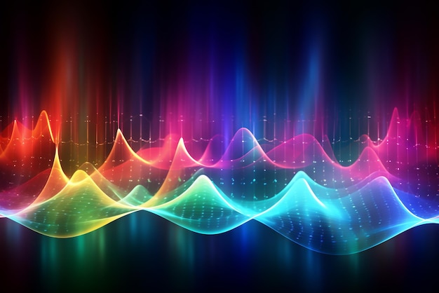 Gradient trendy smoke waves colorful background wallpaper 3d render creative smoke swoosh style