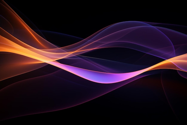 Gradient trendy smoke waves colorful background wallpaper 3d render creative smoke swoosh style