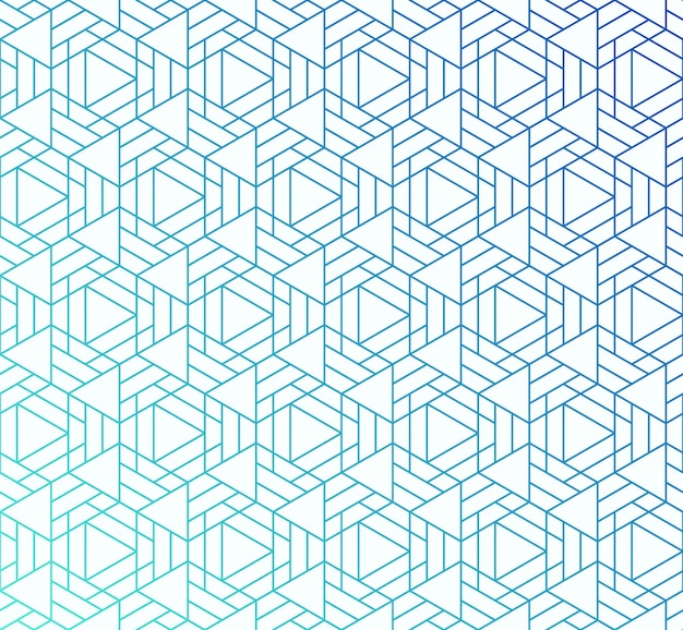 Gradient Triangle Line Pattern