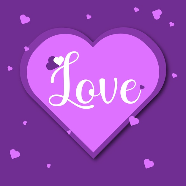 Gradient valentines day background