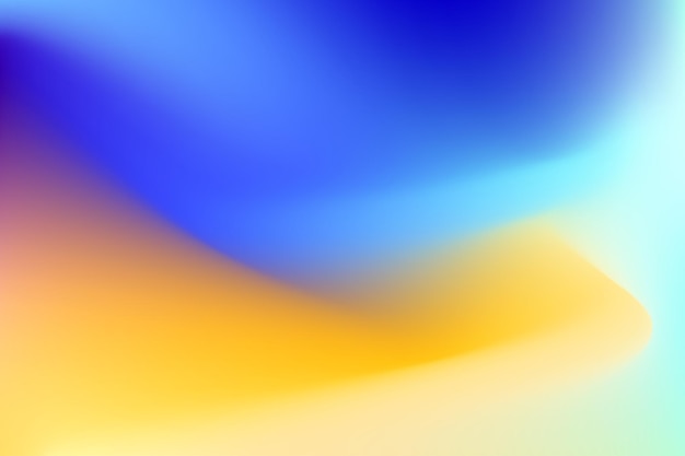 Gradiënt veelkleurige abstracte vector blauwe gele gradiënt vervaging moderne horizontale ontwerp