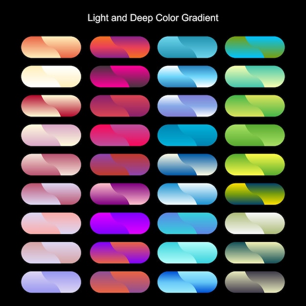 Vector gradient vibrant colorful pattern combination colors background free vector