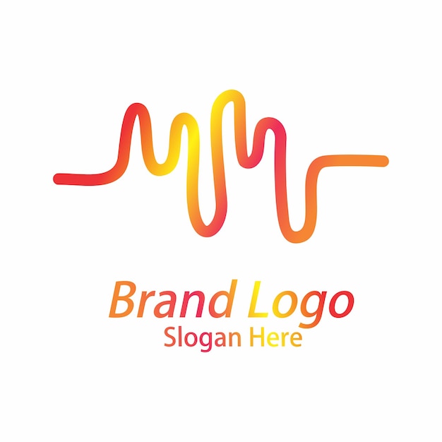 gradient wave design logo design inspiration