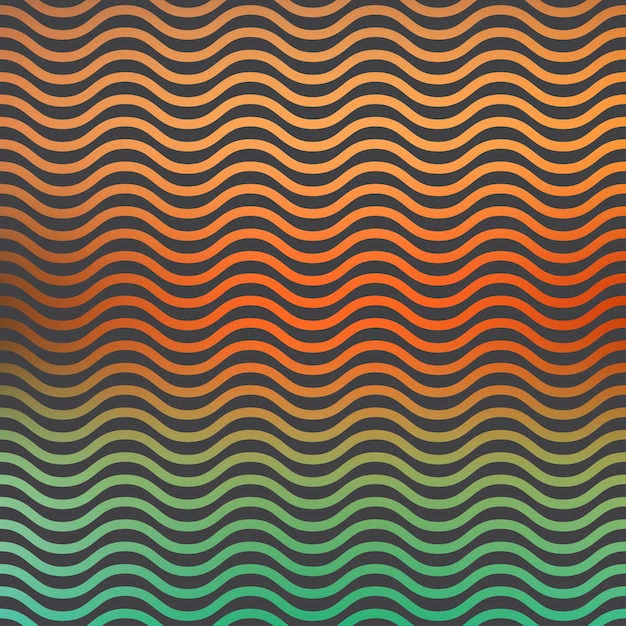 Gradient waves pattern, abstract geometric background. Luxury and elegant stylei llustration