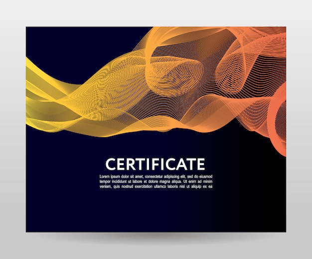 Vector gradient waves template certificate