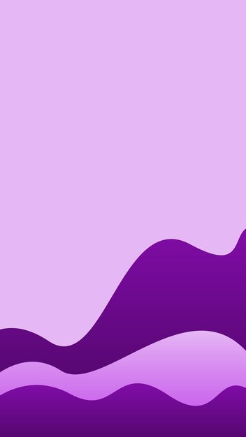 Vector gradient wavy abstract background