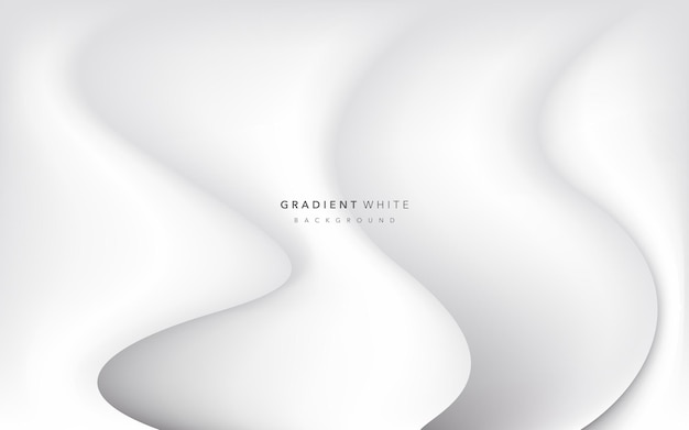 Vector gradient white background