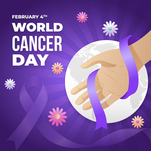 Иллюстрация всемирного дня борьбы с раком