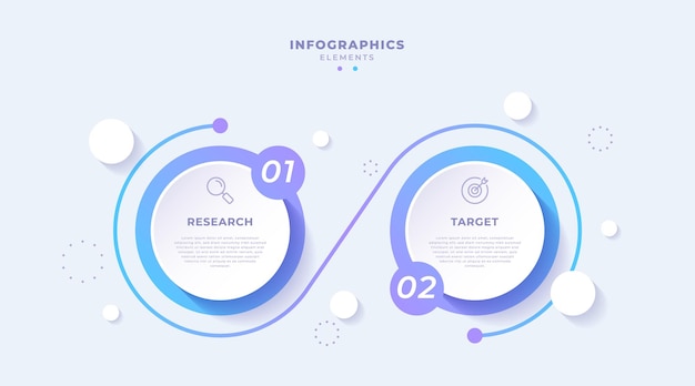 Gradient zakelijke infographic sjabloon