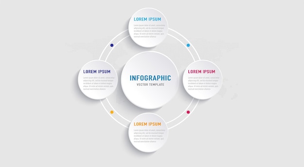 Gradient zakelijke infographic sjabloon