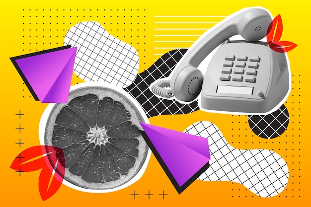 gradient zine culture background