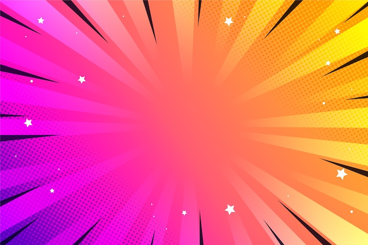 Vector gradient zoom effect background
