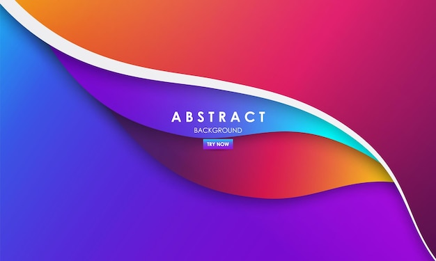 Gradients colorful modern background