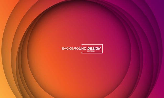 Gradients orange color background modern concept