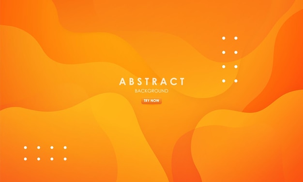 Gradients orange colorful fluid shapes background