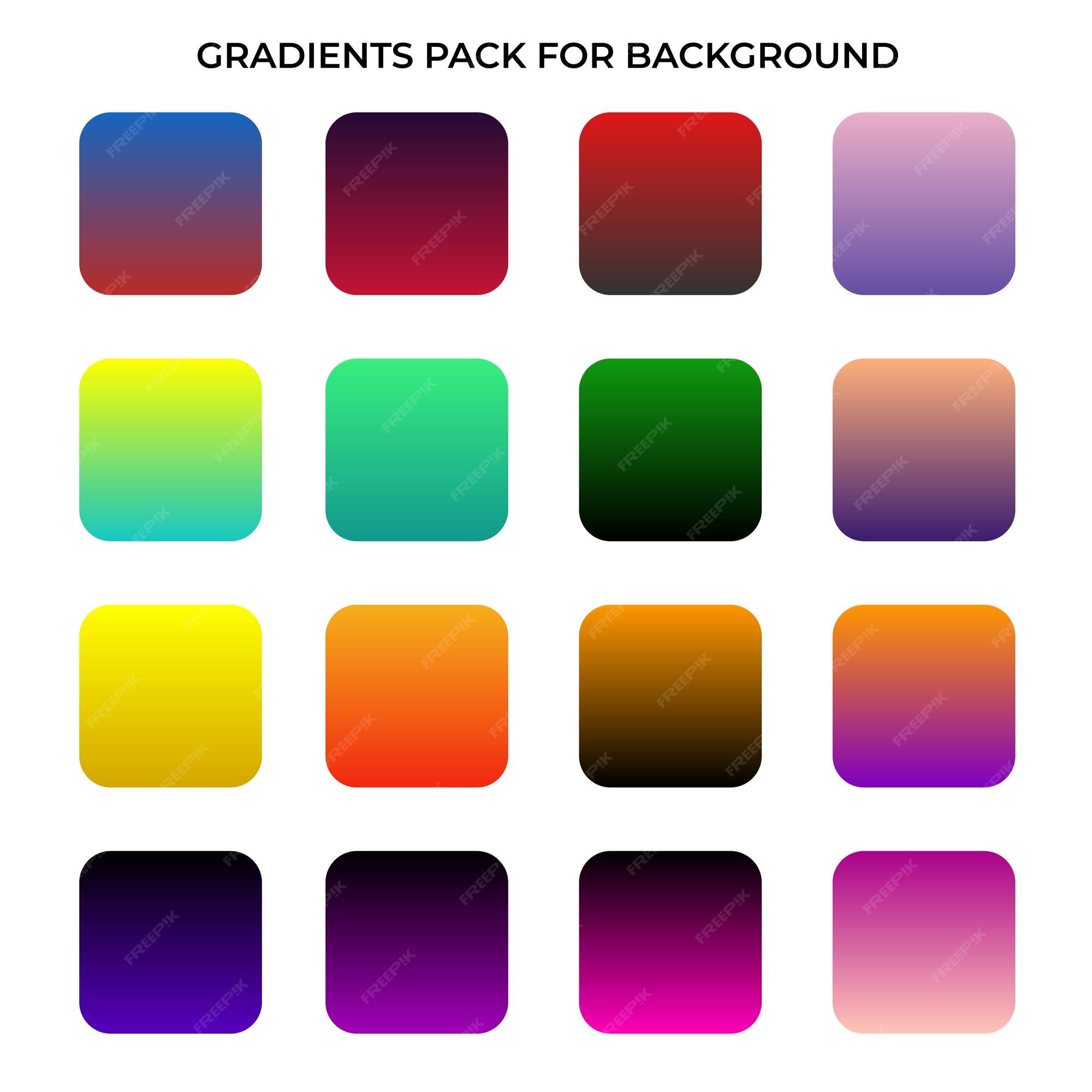 Premium Vector | Gradients pack for background
