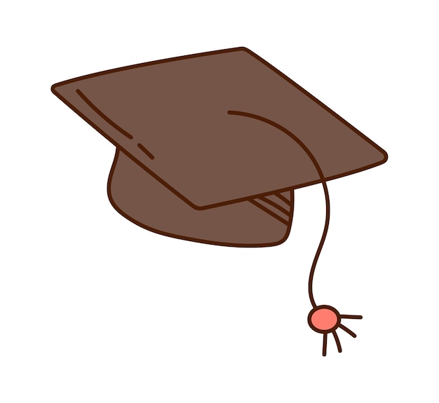 Graduate hat Back to School design element Vector illustration