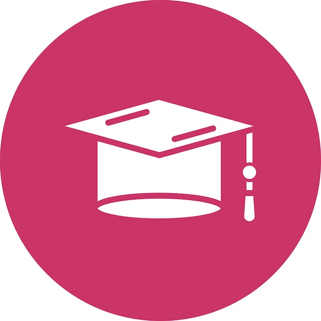 Graduate Hat Icon Style