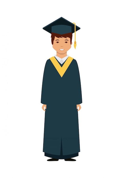 Vector graduation achievement design