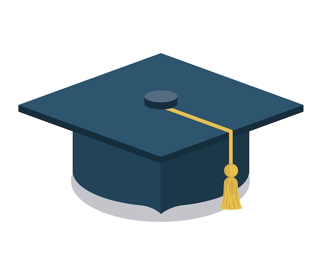 Vector graduation cap icon