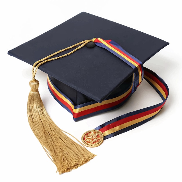 a graduation cap and tassel with a tassel on it