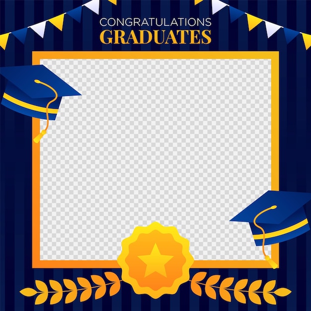 a graduation cap with a banner that says congratulations graduation