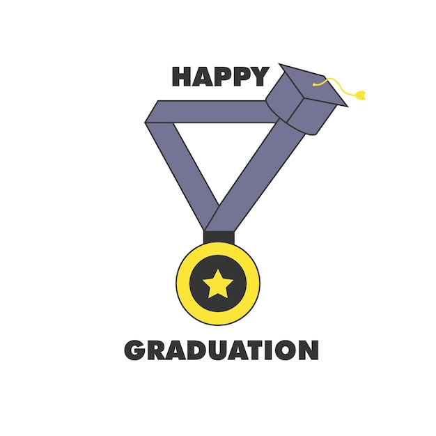 graduation design vector