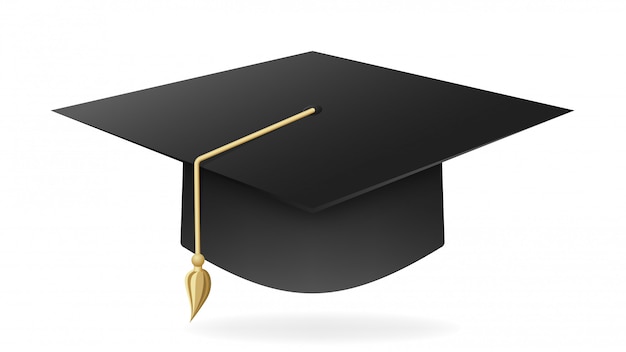 Vector graduation hat