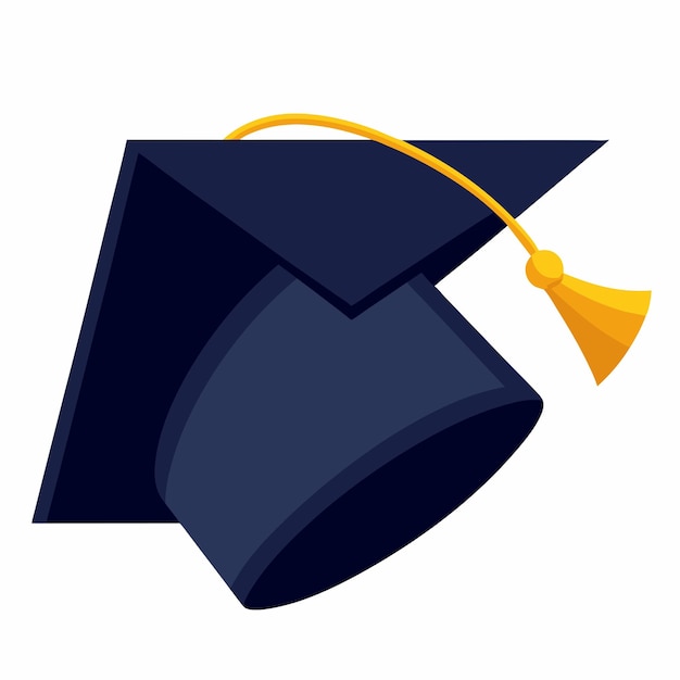 Graduation mortar icon vector illustration isolated white background 1