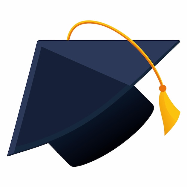 graduation mortar icon vector illustration isolated white background 7