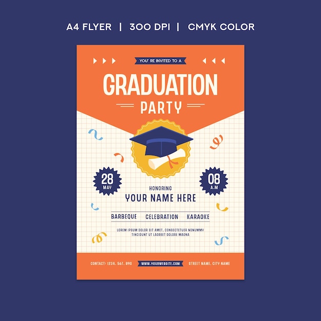 Graduation Party Flyer