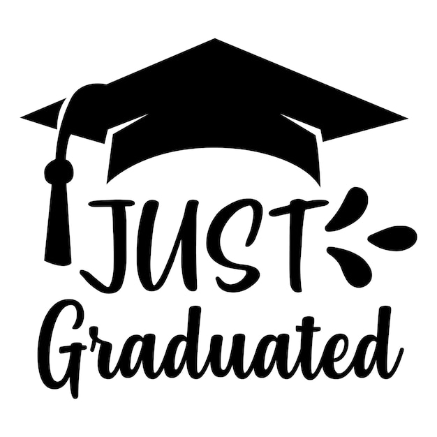 Vector graduation svg design