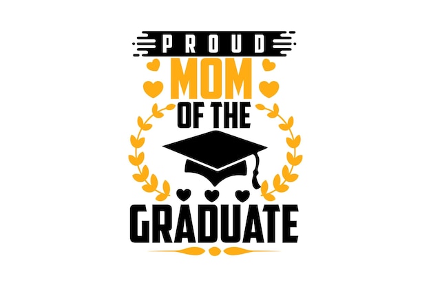 Vector graduation svg design