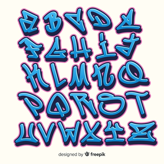 Graffiti alphabet