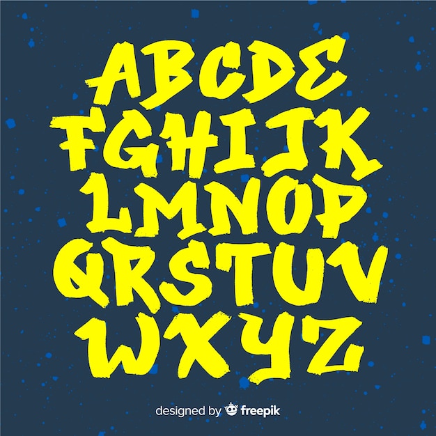 Graffiti alphabet