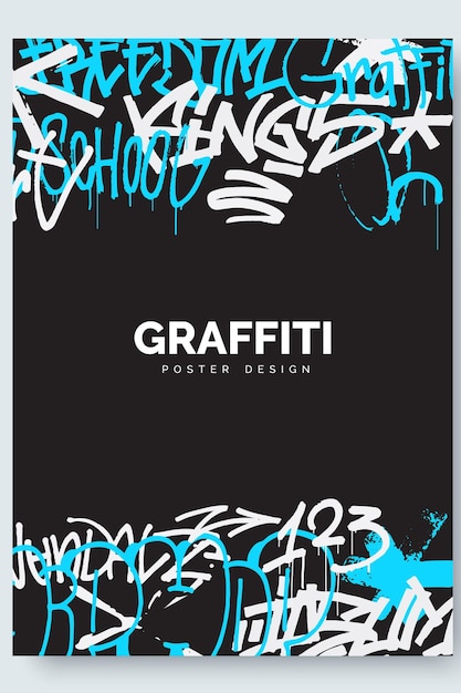 graffiti art illustration vector banner