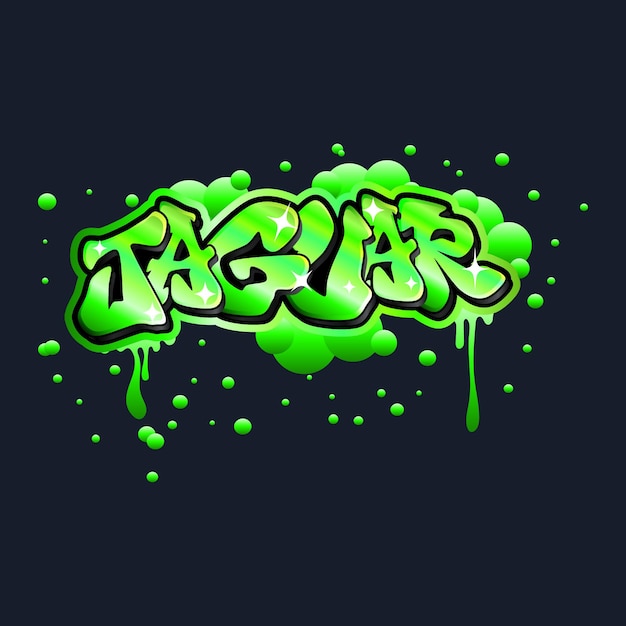 graffiti lettering typografie kunst illustratie