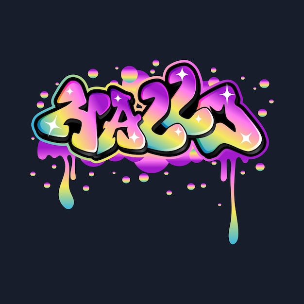 graffiti lettering typography art illustration