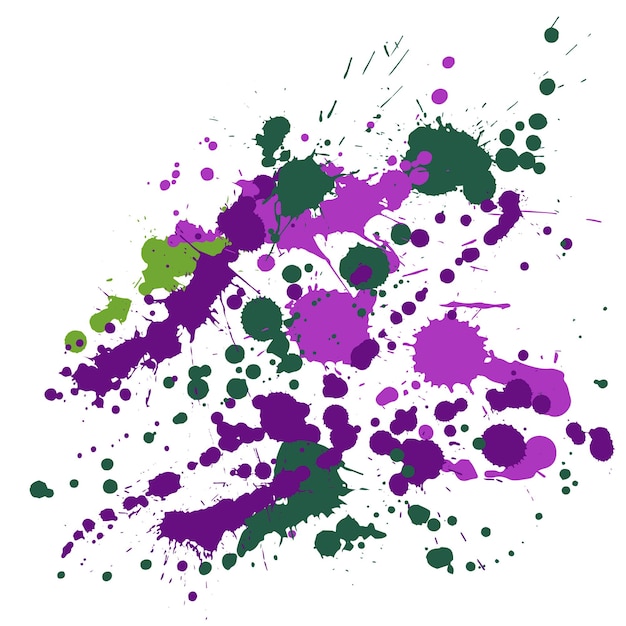 Graffiti spray stains grunge background vector hand drawn ink splatter spray blots dirt spot elements wall graffiti watercolor paint splashes pattern smear liquid stains spots background