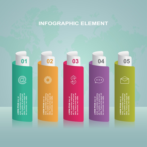 Grafiek grafiek stappen diagram statistische zakelijke infographic illustratie