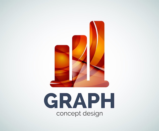 Grafiek logo sjabloon