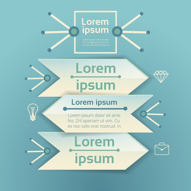 Grafiek Set Financiën Diagram Infographic