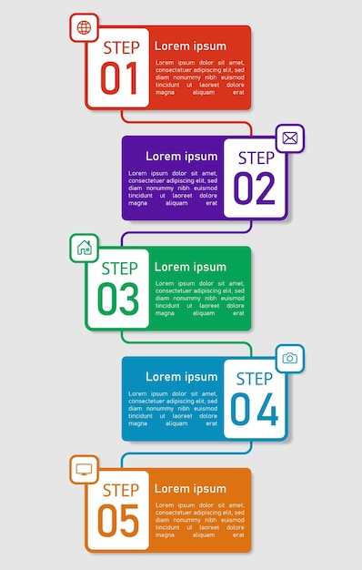 Grafiek zakelijke infographic