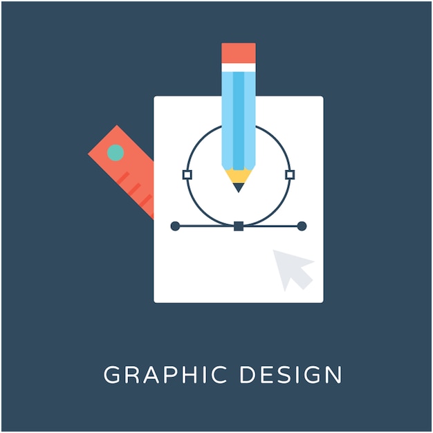 Vector grafisch ontwerp flat vector icon