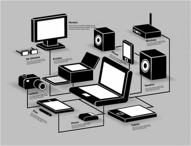 Vector grafisch ontwerpbureau