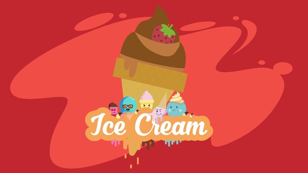 Grafische illustratie van fastfood- en drankartikelen