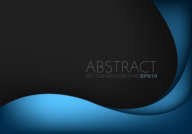 grafische vector curve lijn overlap achtergrond voor tekst en bericht ontwerp