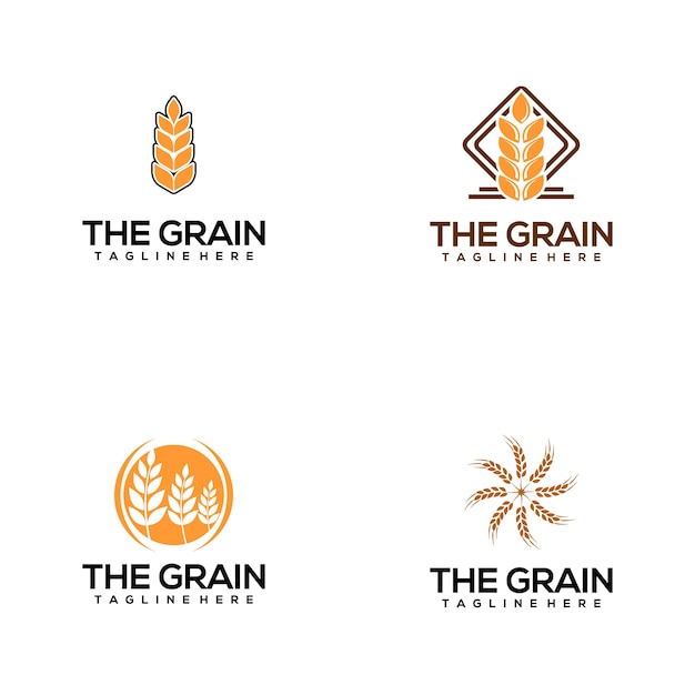 Vector grain logo