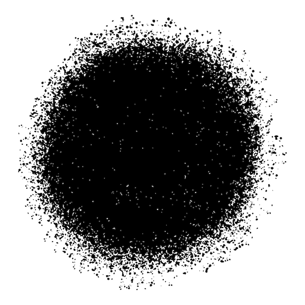 白い背景で隔離の穀物の丸い形ベクトル図