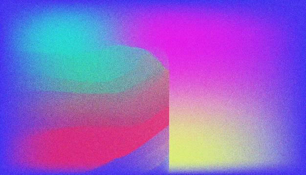 Grainy colorful gradient background design